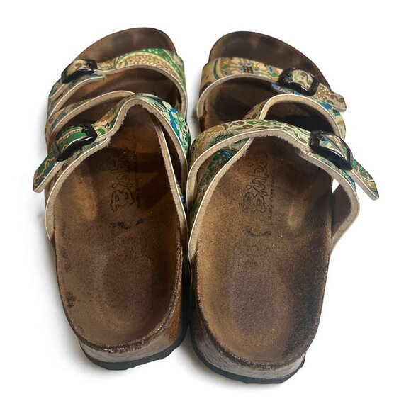 Birkis Birkenstock Floral paisley sandals 38 EUR 7-7.5 US - Picture 3 of 5